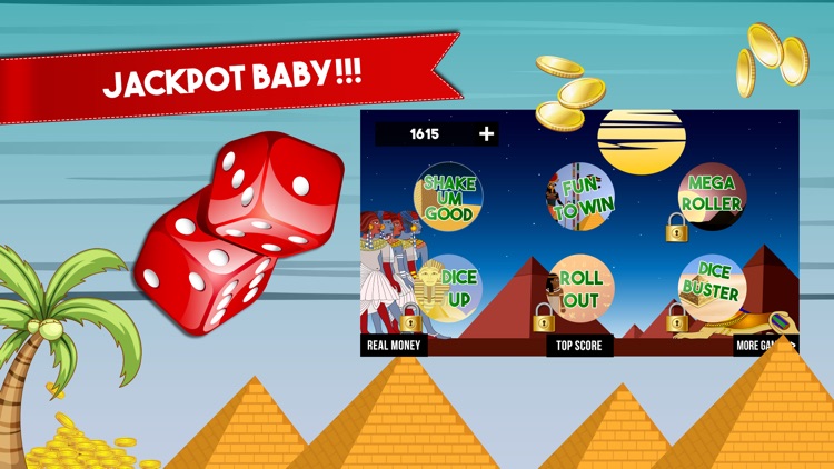 Pharaohs Yatzy House with Jackpot Wheel!