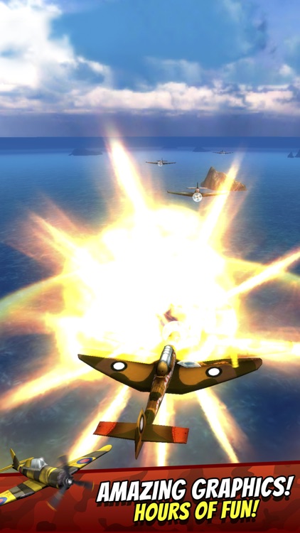 WW2 Air Attack - Realistic World War 2 Shooting Airplane Game screenshot-4