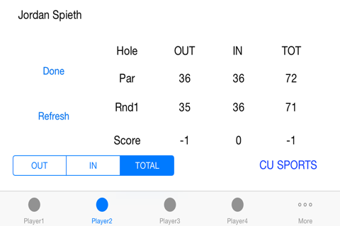 Scorecard-Golf screenshot 4
