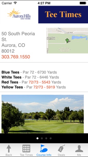 Colorado PGA Tee Times(圖3)-速報App