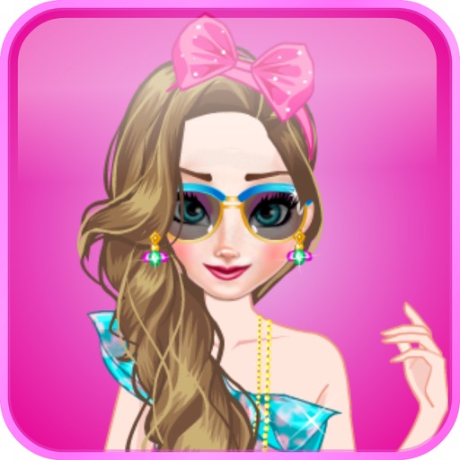 Snow Queen Summer Dress Up Icon