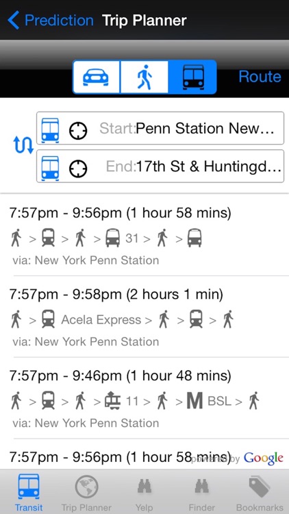 My Next Bus SEPTA Edition - Public Transportation Directions and Trip Planner screenshot-4