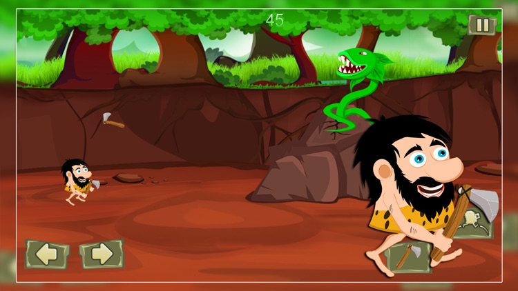 Run Jungle Escape : The Falling Prehistoric Pit - Free screenshot-3