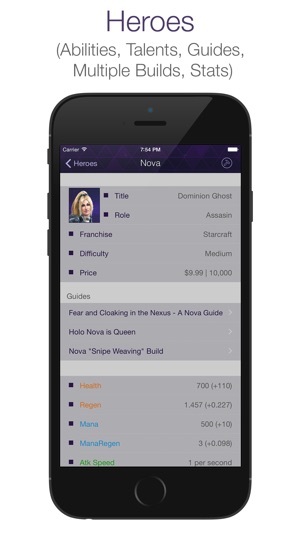 Database for Heroes of the Storm™ (Builds, Guides, Abilities(圖2)-速報App