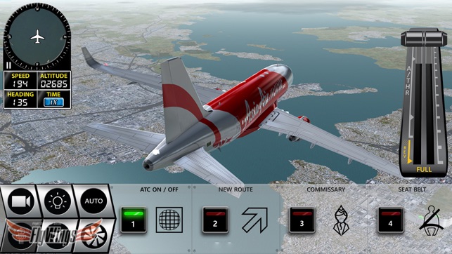 Flight Simulator FlyWings Online 2016 HD(圖4)-速報App