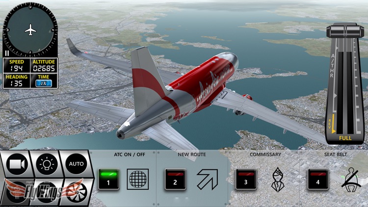 Flight Simulator FlyWings Online 2016 HD screenshot-3