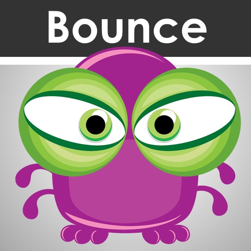 A Bouncing monster jumper game icon