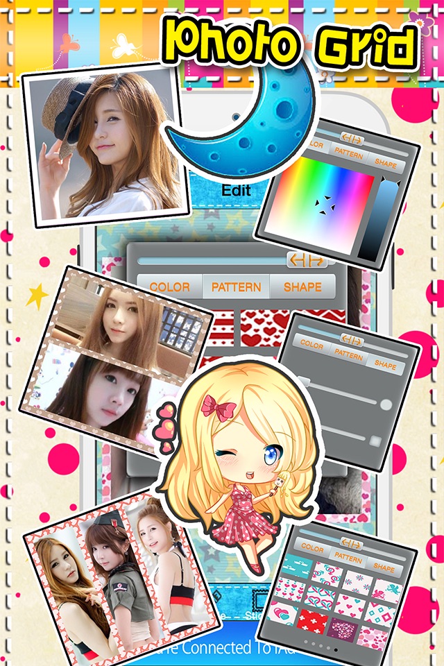 Cartoon Sticker border and Frame screenshot 2