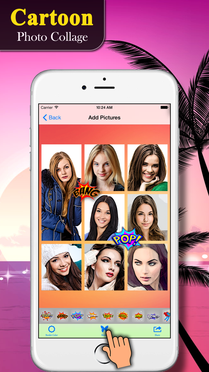 Cartoon Photo Collage