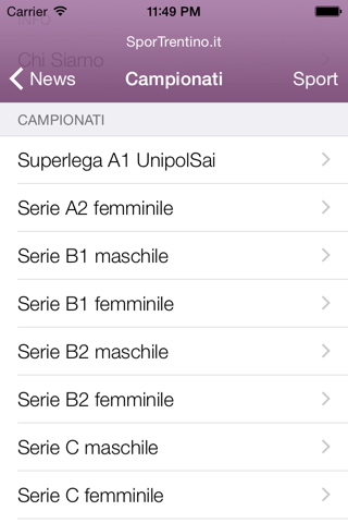 SporTrentino.it screenshot 3