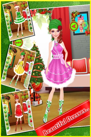 Christmas Girl Makeover Salon screenshot 4