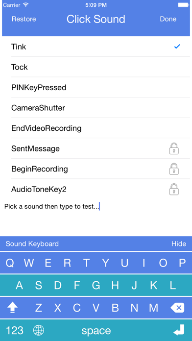 Tone Keyboard - Sound of Typing Screenshot 3