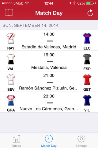 Scheduler - Liga de Fútbol Profesional 2016-2017 screenshot 3