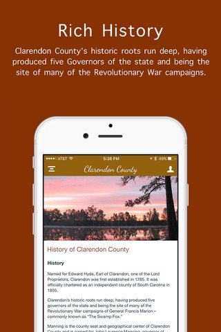 Clarendon County Chamber of Commerce screenshot 2
