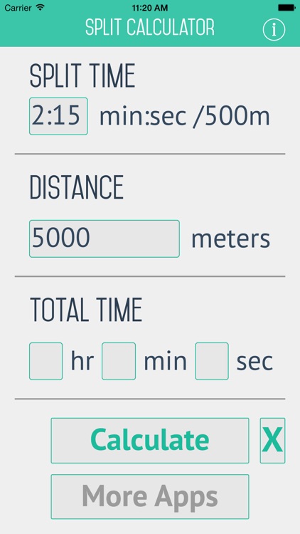 SplitCalc- Rowing Split Calculator