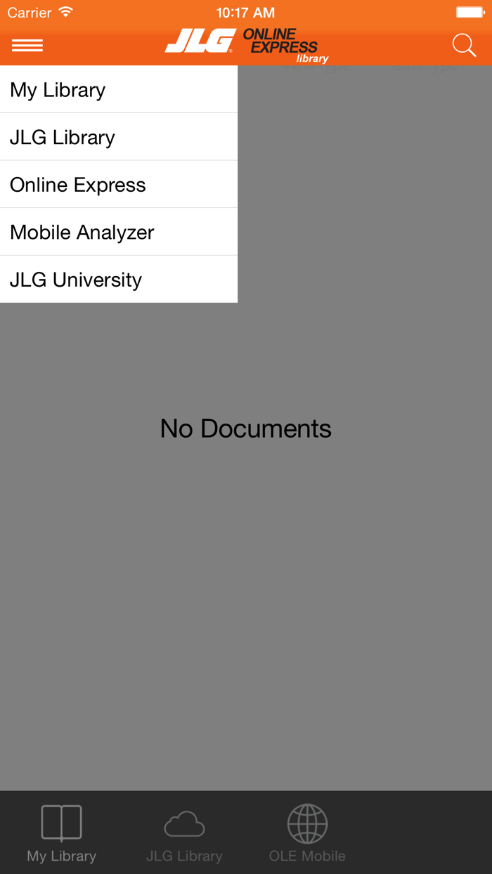 JLG Online Express Library