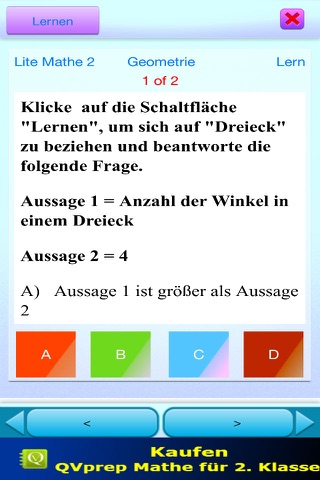 QVprep Lite Mathe für 2. Klasse screenshot 4