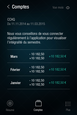 InfoComptes screenshot 4