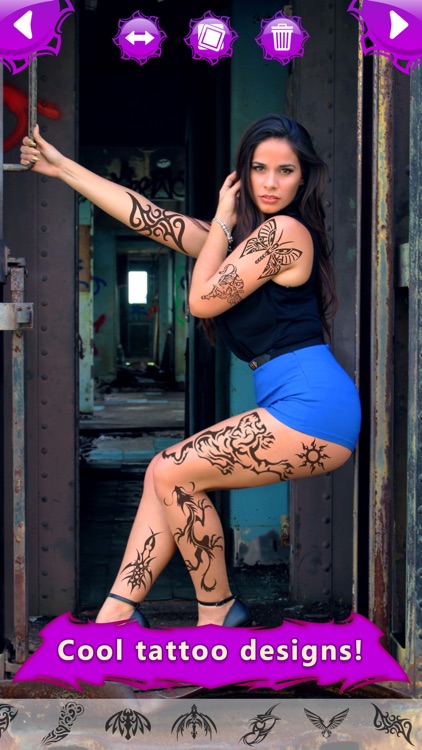 Tattoo Maker Photo Booth - A Catalog with awesome Fake Ink 