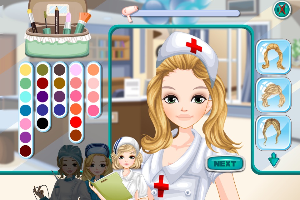 Hospital Nurses  - Hospital game for kids who like to dress up doctors and nurses screenshot 4