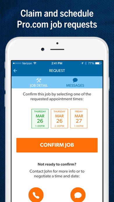 How to cancel & delete Pro.com Jobs from iphone & ipad 1