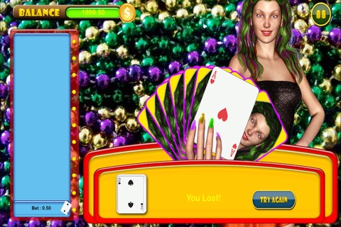 "A+" Big Mardi Gras Party Hi Lo Cards Pro screenshot 3