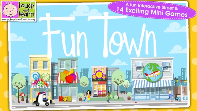 Fun Town for Kids Free - Creative Play by Touch & Learn(圖1)-速報App