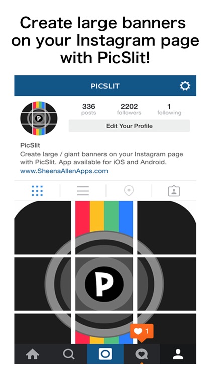 PicSlit – Giant Photo Grid / Banner / Square for Instagram