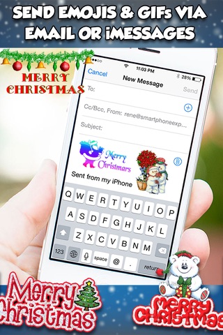 Christmas 3d Emojis & GIFs screenshot 3