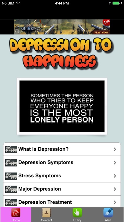 Depression to Happiness