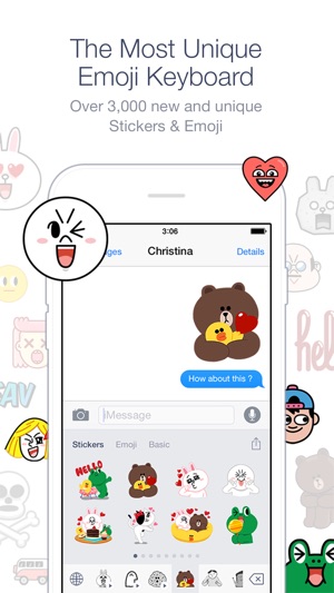 line emoji keyboard