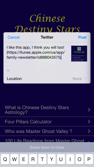 Screenshot #3 pour Chinese Destiny Stars Astrology