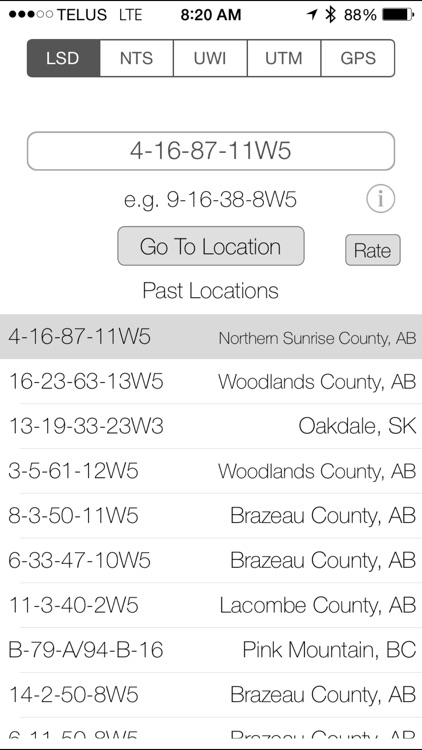 Canadian Oilfield LSD Locator