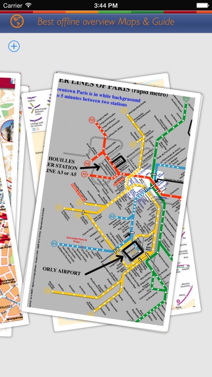 City Tour Guide Paris: offline map with sightseeing gallery video and street view plus emergency help info