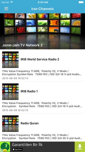 Iran TV Channels Sat Info(圖2)-速報App