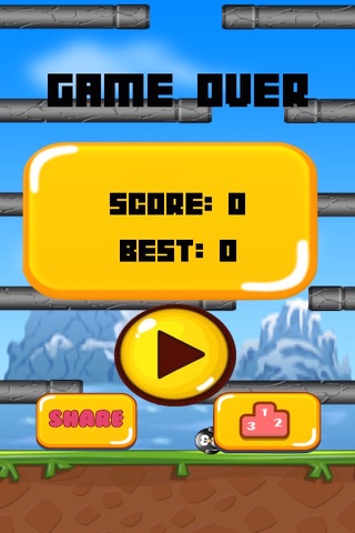 Racing Rolling Penguin-Onetouch Flying and running Penguin Game  Free screenshot 3