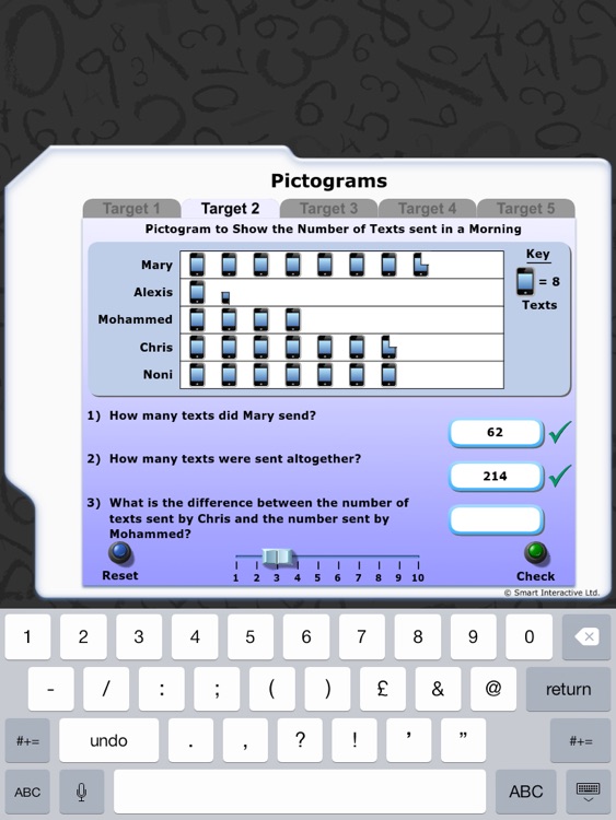 Numeracy Workout - Pictograms