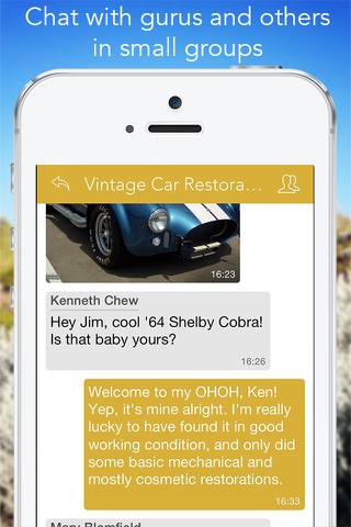 OHOH - Small-Group Chat with a Guru Near You screenshot 2
