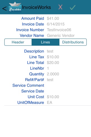 InvoiceWorks for Airlines screenshot 4