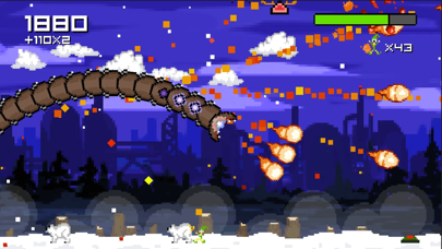 Super Mega Worm Vs Santa Saga Screenshot 4