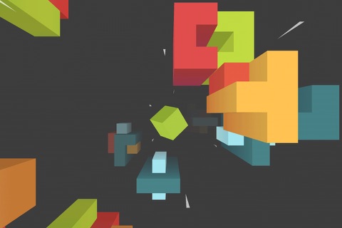 Cube Fall - Endless Free Fall screenshot 4