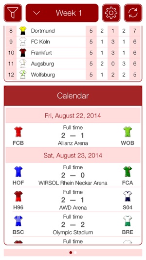 Deutsche Fußball 2013-2014 - Mobile Match Centre(圖2)-速報App