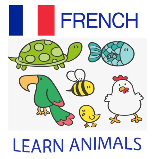 Learn Animals in French Language iOS App