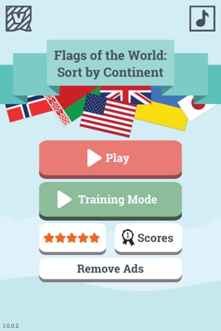 Flags of the World: Sort by Continent - learn geography & countries game screenshot 3