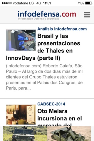 Infodefensa Latam screenshot 2