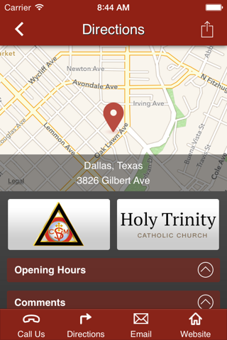 Holy Trinity Catholic Church - Dallas, TX screenshot 2