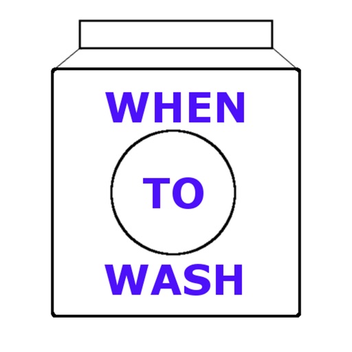 When To Wash Icon