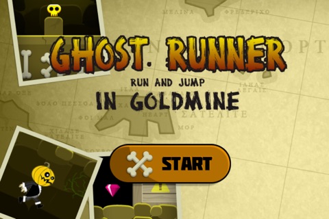 Ghost Runner - Run and jump in Goldmine screenshot 2