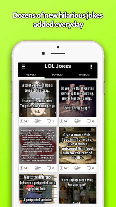 How to cancel & delete LOL Jokes (Funny Jokes and Funny Pics) from iphone & ipad 1