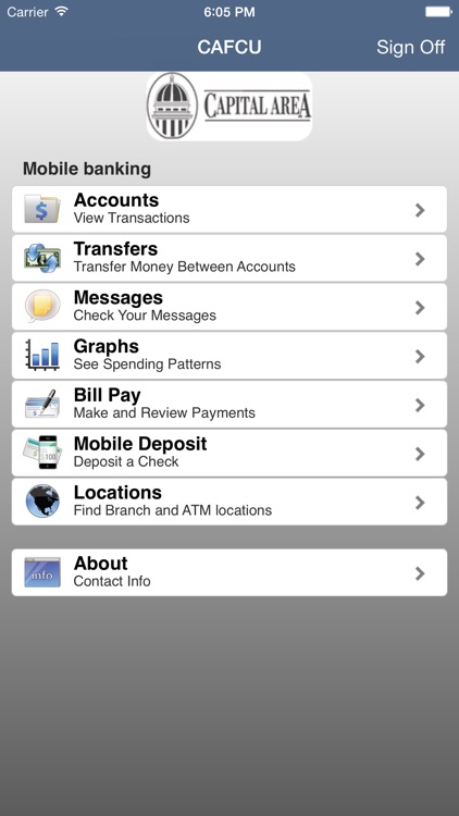 CAFCU Capital Connection Mobile Banking
